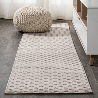 Rabat High-low Pile Mini-diamond Trellis Area Rug - JONATHAN Y