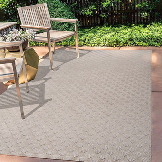 Rabat High-low Pile Mini-diamond Trellis Area Rug
