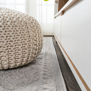 Citta High-low Pile Mediterranean Tile Area Rug - JONATHAN Y