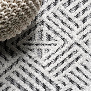 Jordan High-low Pile Art Deco Geometric Indoor/outdoor Area Rug