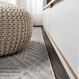 Jordan High-low Pile Art Deco Geometric Indoor/outdoor Area Rug