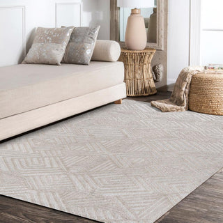 Jordan High-low Pile Art Deco Geometric Indoor/outdoor Area Rug