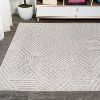 Jordan High-low Pile Art Deco Geometric Indoor/outdoor Area Rug