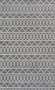 Aylan High-low Pile Knotted Trellis Geometric Indoor/outdoor Area Rug