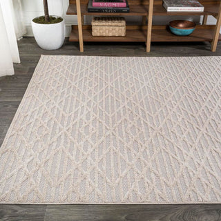 Ararat High-low Pile Moroccan Diamond Modern Indoor/outdoor Area Rug - JONATHAN Y