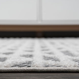 Ararat High-low Pile Moroccan Diamond Modern Indoor/outdoor Area Rug