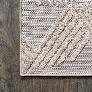 Jazz High-low Pile Art Deco Geometric Indoor/outdoor Area Rug