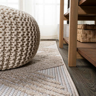 Jazz High-low Pile Art Deco Geometric Indoor/outdoor Area Rug