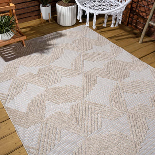 Jazz High-low Pile Art Deco Geometric Indoor/outdoor Area Rug