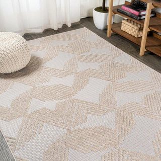 Jazz High-low Pile Art Deco Geometric Indoor/outdoor Area Rug