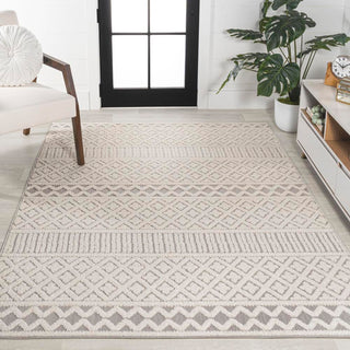 Ormond High-low Modern Trellis Geometric Area Rug - JONATHAN Y