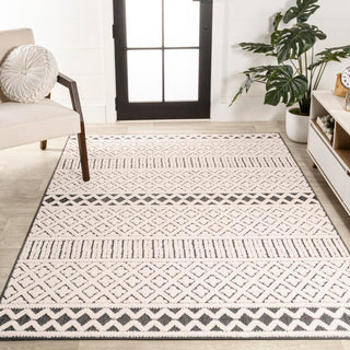 Ormond High-low Modern Trellis Geometric Area Rug - JONATHAN Y