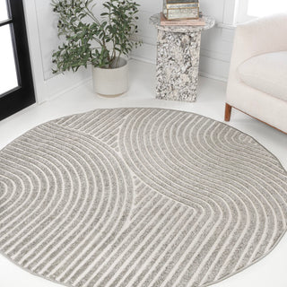 Skagen Minimalist Curve Geometric Area Rug