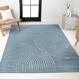 Skagen Minimalist Curve Geometric Area Rug