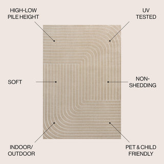 Odense Minimalist Angle Geometric Area Rug