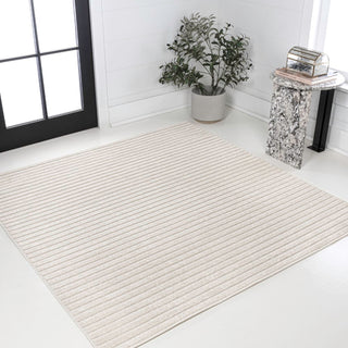 Aarhus Minimalist Scandi Striped Area Rug