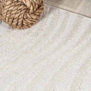 Maribo Abstract Groovy Striped Area Rug - JONATHAN Y