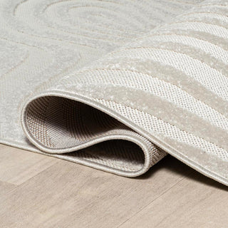 Maribo Abstract Groovy Striped Area Rug - JONATHAN Y