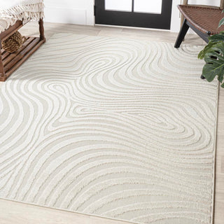 Maribo Abstract Groovy Striped Area Rug - JONATHAN Y