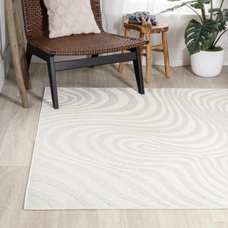 Maribo Abstract Groovy Striped Area Rug - JONATHAN Y