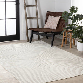 Maribo Abstract Groovy Striped Area Rug - JONATHAN Y
