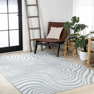 Maribo Abstract Groovy Striped Area Rug