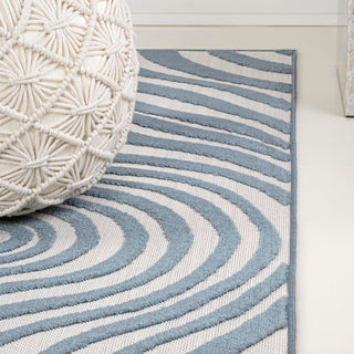 Maribo Abstract Groovy Striped Area Rug