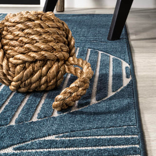 Nordby Geometric Arch Scandi Striped Area Rug - JONATHAN Y
