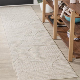 Nordby Geometric Arch Scandi Striped Area Rug - JONATHAN Y