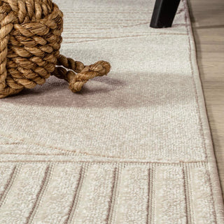 Nordby Geometric Arch Scandi Striped Area Rug - JONATHAN Y
