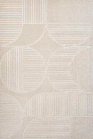 Nordby Geometric Arch Scandi Striped Area Rug - JONATHAN Y