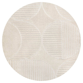 Nordby Geometric Arch Scandi Striped Area Rug - JONATHAN Y