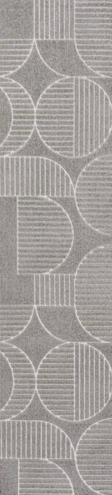 Nordby Geometric Arch Scandi Striped Area Rug