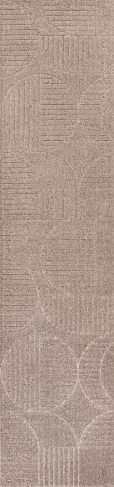 Nordby Geometric Arch Scandi Striped Area Rug