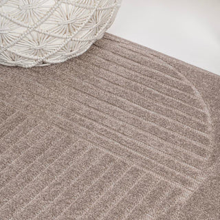 Nordby Geometric Arch Scandi Striped Area Rug