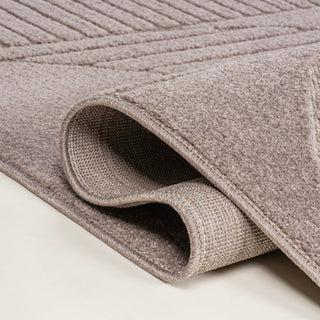Nordby Geometric Arch Scandi Striped Area Rug