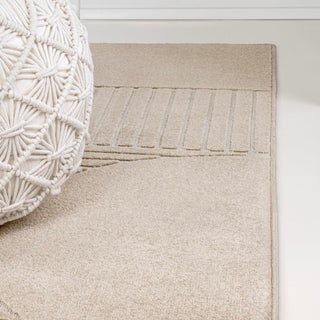 Nordby Geometric Arch Scandi Striped Area Rug