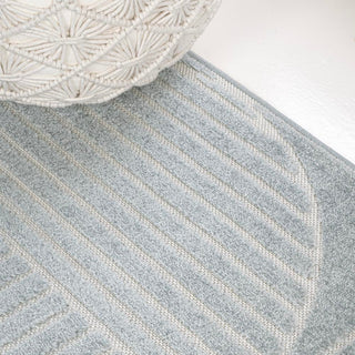 Nordby Geometric Arch Scandi Striped Area Rug