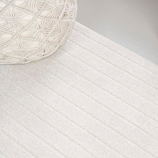 Freya High-Low Modern Scandinavian Arch Stripe Monotone Indoor/Outdoor Area Rug - JONATHAN Y