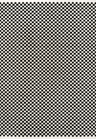 Finn High-Low Modern Minimalist Checkered Monotone Indoor/Outdoor Area Rug