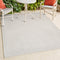 Sofia High-Low MidCentury Modern Arch Stripe Two-Tone Indoor/Outdoor Area Rug