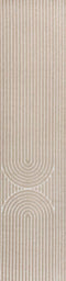 Sofia High-Low MidCentury Modern Arch Stripe Two-Tone Indoor/Outdoor Area Rug