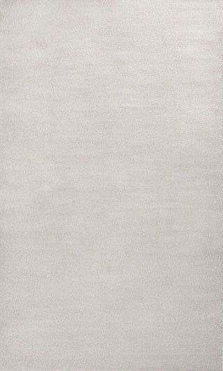 Haze Solid Low-pile Area Rug Ivory - JONATHAN Y