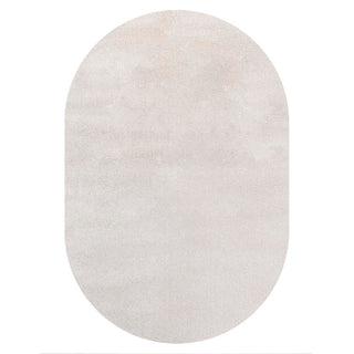 Haze Solid Low-pile Area Rug Ivory