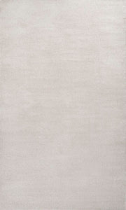 Haze Solid Low-pile Area Rug Ivory