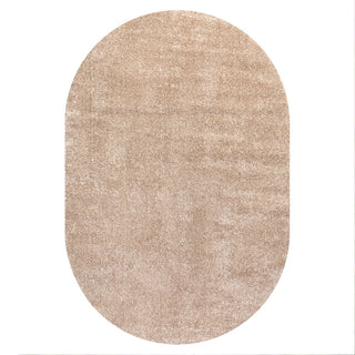 Haze Solid Low-pile Area Rug Beige