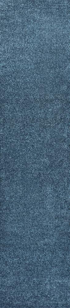 Haze Solid Low-pile Area Rug Turquoise