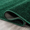 Haze Solid Low-pile Area Rug Emerald