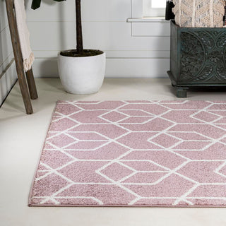Tumbling Blocks Modern Geometric Area Rug - JONATHAN Y