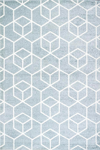 Tumbling Blocks Modern Geometric Area Rug - JONATHAN Y